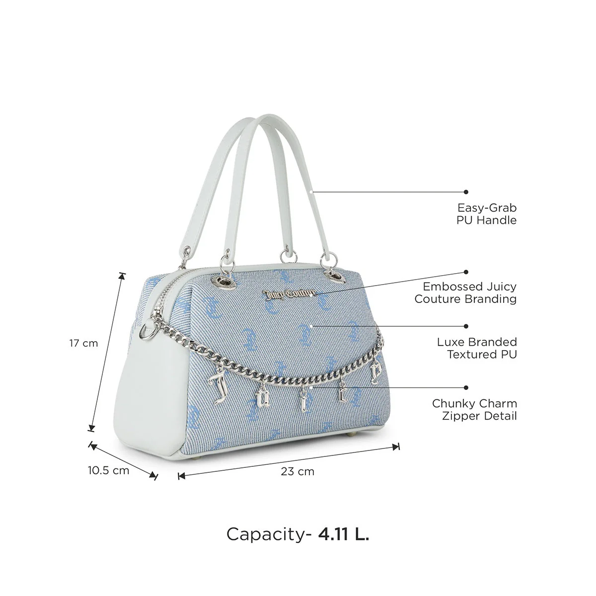 Juicy Couture Senena Womens Satchel - Image 3