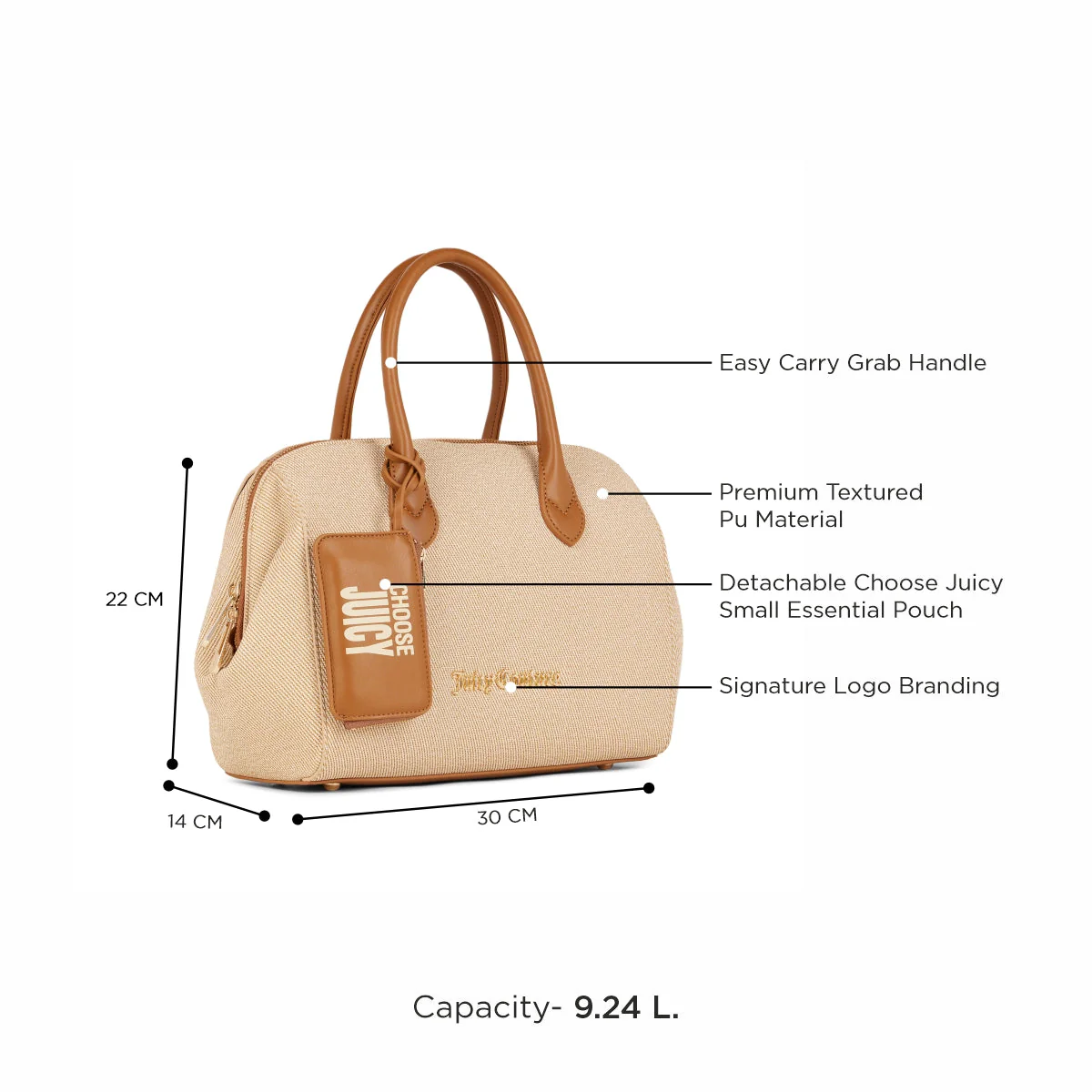 Juicy Couture Trinity Talk 2.0 Women's Bowling Bag - Image 6