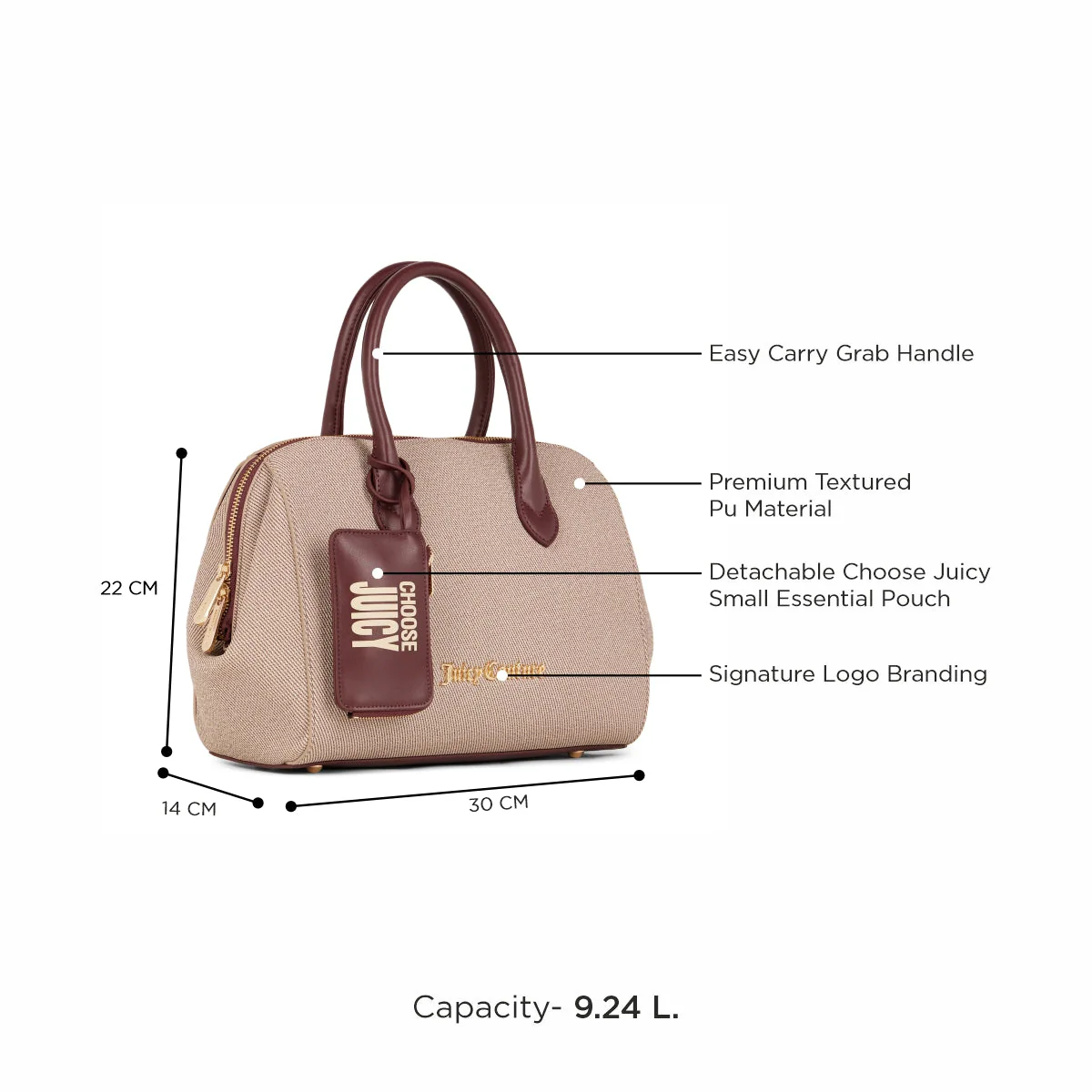 Juicy Couture Trinity Talk 2.0 Women's Bowling Bag - Image 2