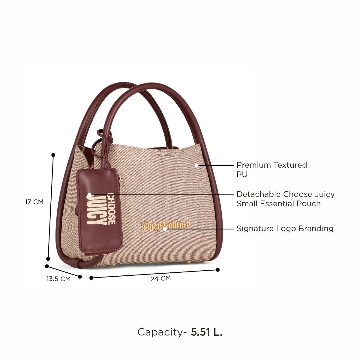 Juicy Couture Trinity Talk 2.0 Women's Satchel - Image 2