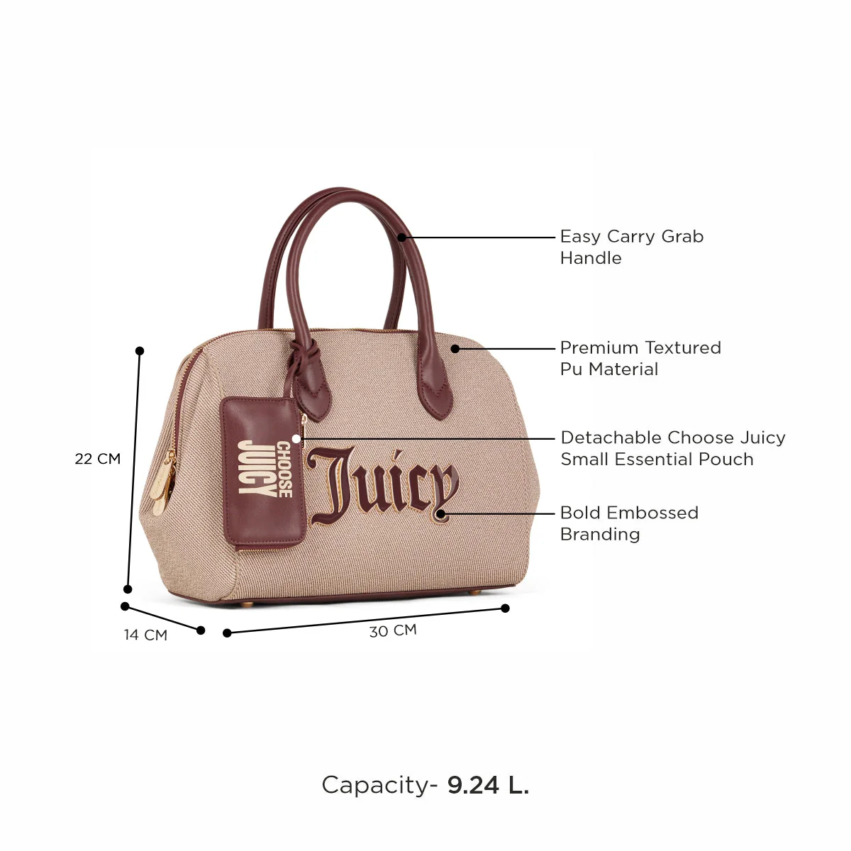 Juicy Couture Trinity Talk Women's Bowling Bag - Image 2