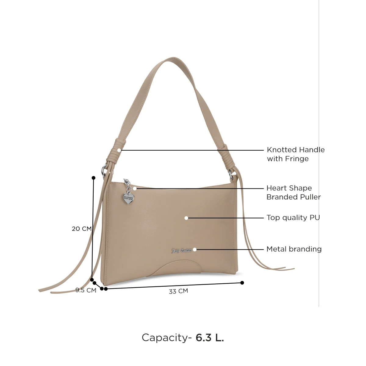 Juicy Couture Whispered Ribbons Women's Hobo - Image 4
