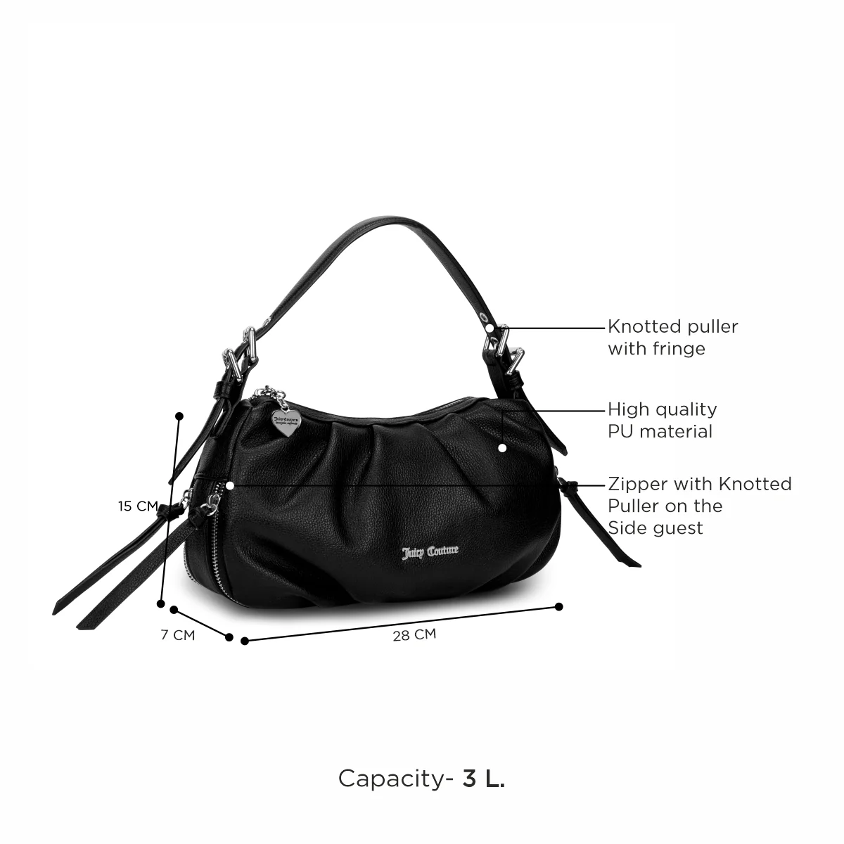 Juicy Couture Whispered Ribbons Women's Shoulder Bag - Image 4