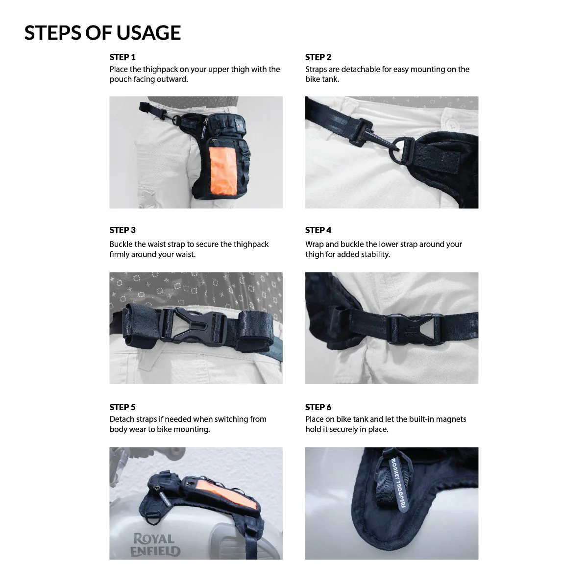 Monkey Troopers Drift Magnetic Tank Bag Series - Image 6