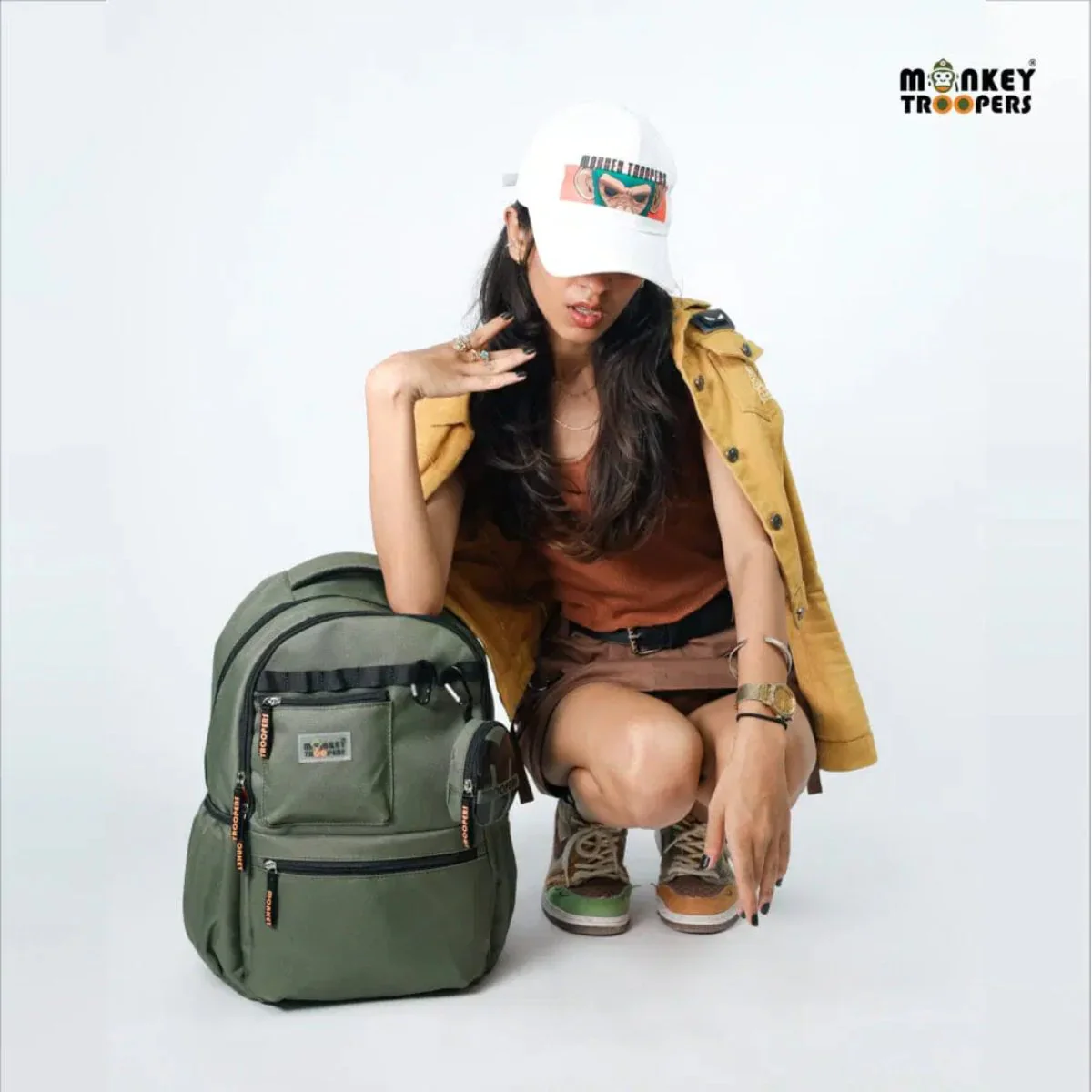 Monkey Troopers Goat Laptop Backpack - Image 7
