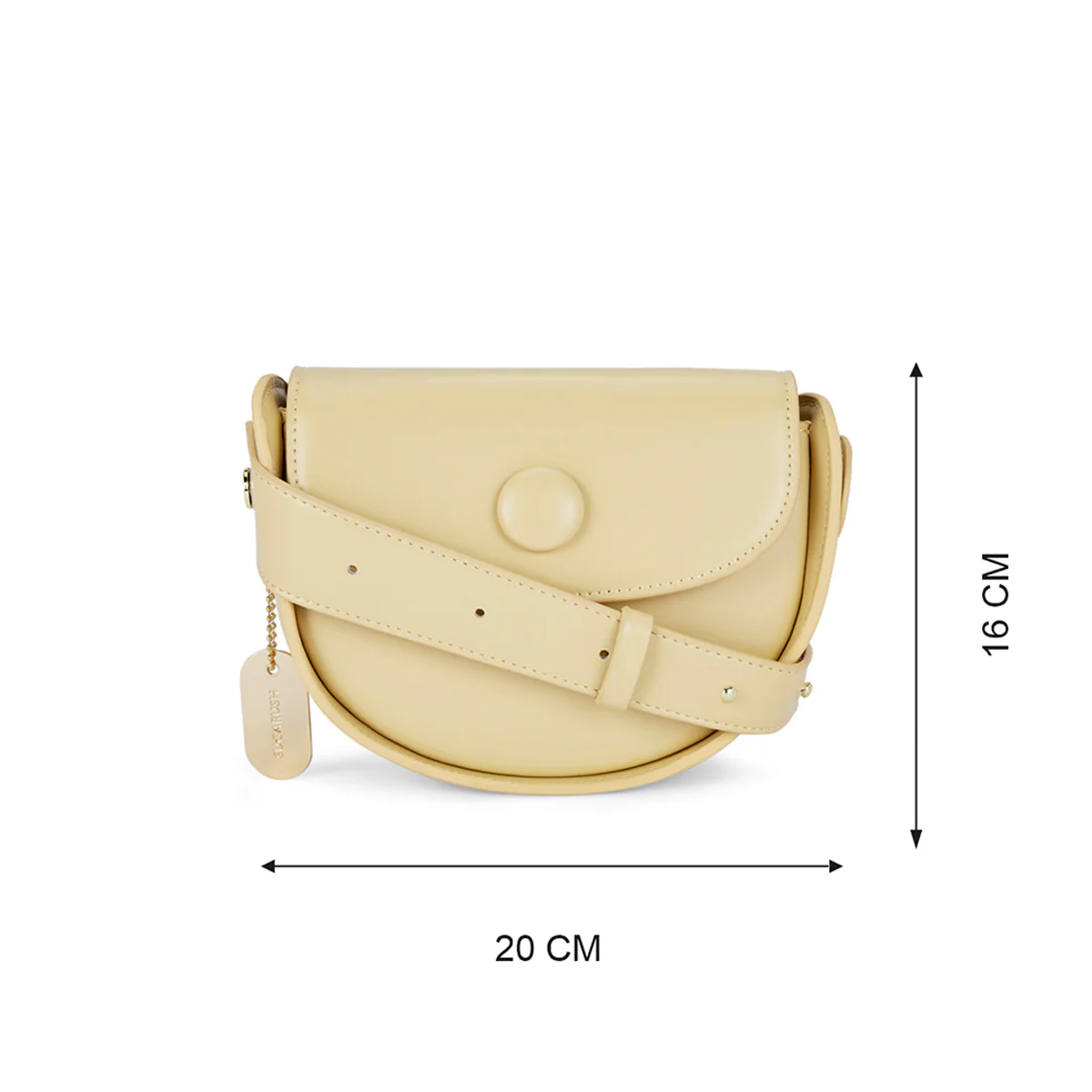 Sugarush Lilian Women's Vegan Leather Structured Sling Bag - Image 7
