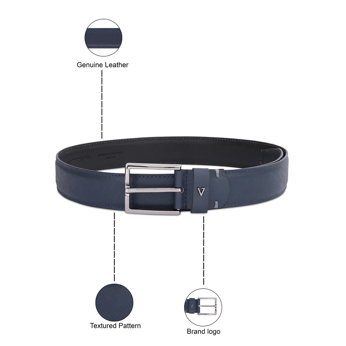 The Vertical Chania Men's Non Reversible Belt - Image 4
