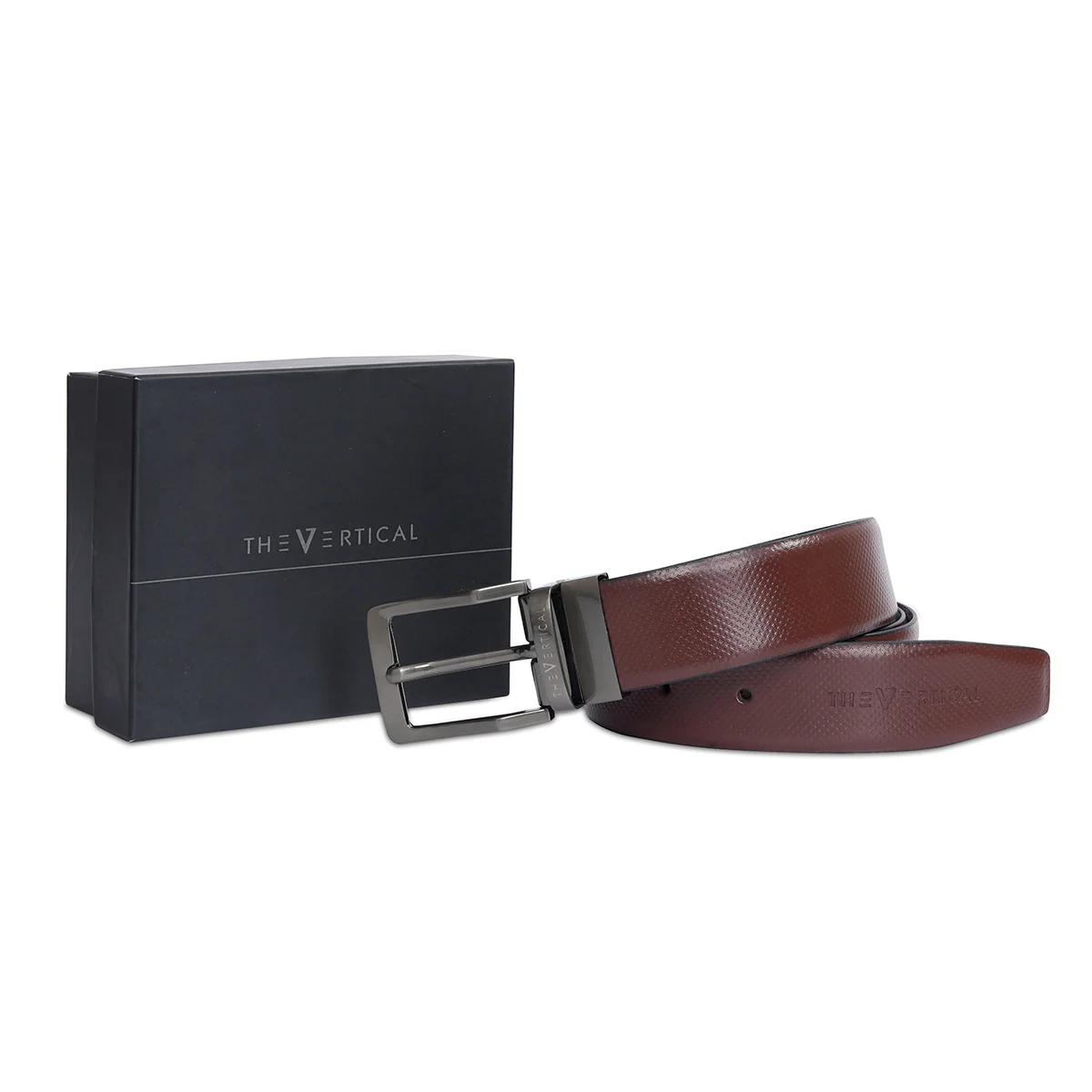 The Vertical Epirus Men's Reversible Belt - Image 8