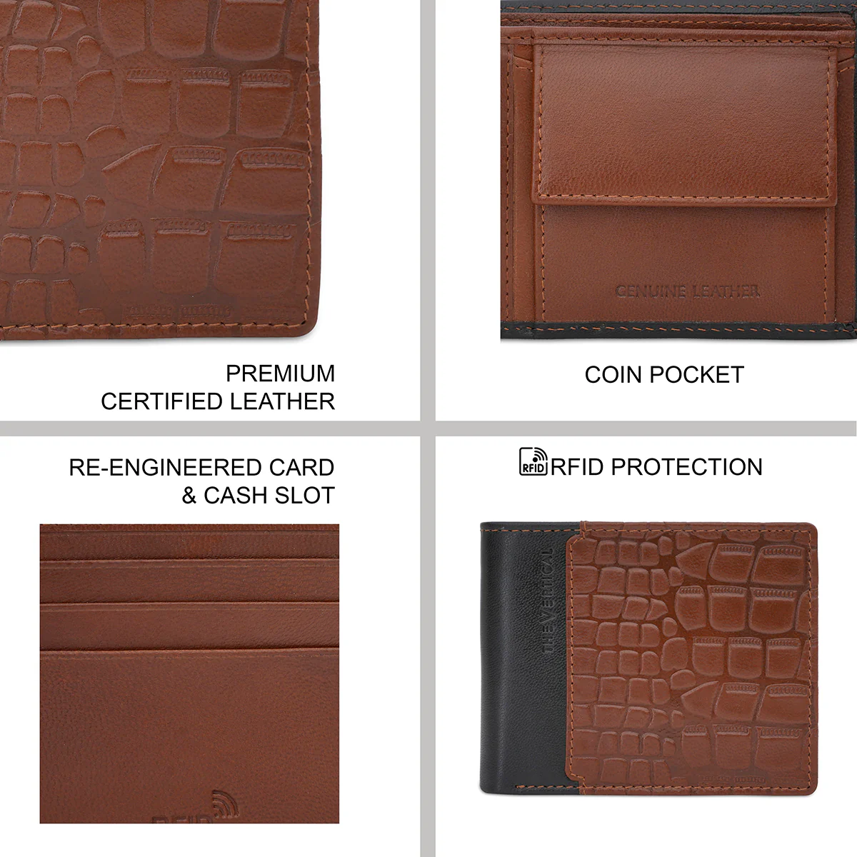 The Vertical Howland Men's Global Coin Wallet - Image 8