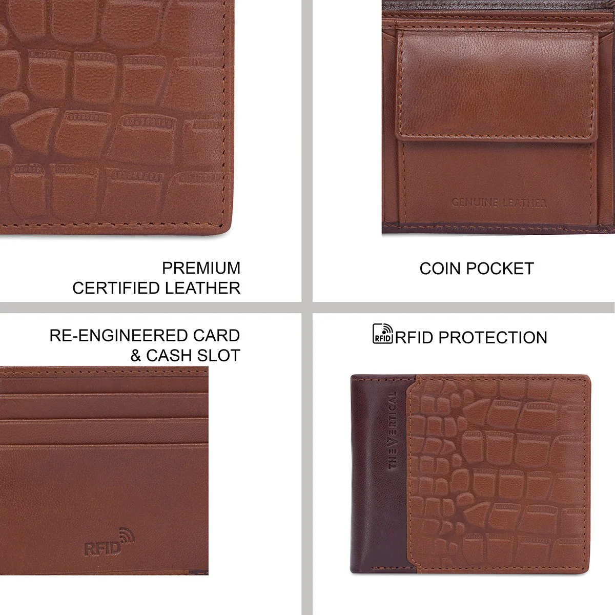 The Vertical Howland Men's Global Coin Wallet - Image 7