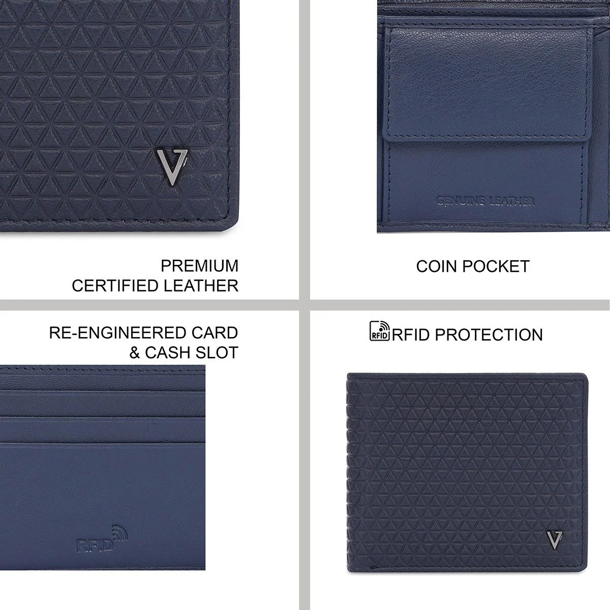 The Vertical Idaho Men's Global Coin Wallet - Image 8