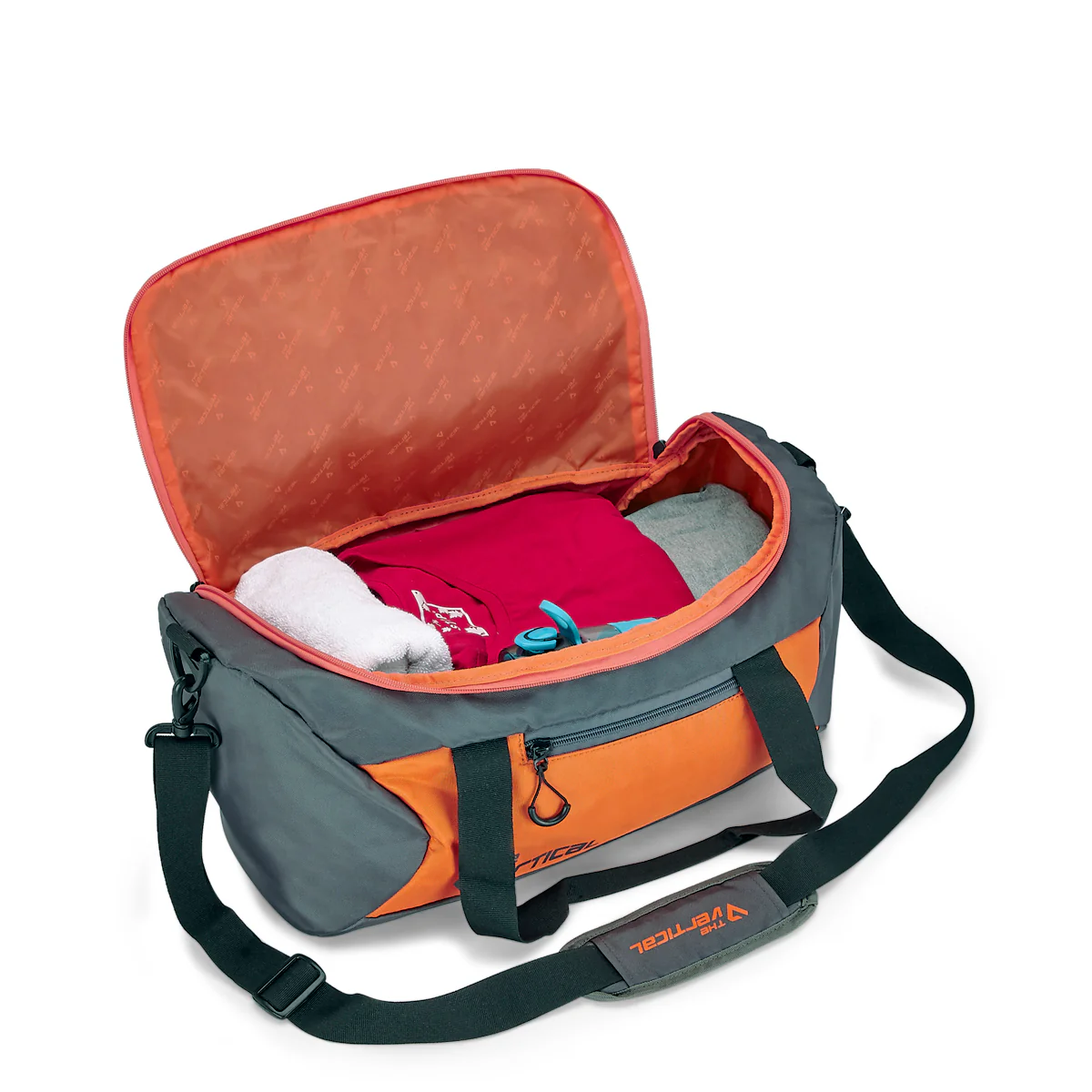 The Vertical Impetus Unisex Non Wheel Duffle Grey - Image 5