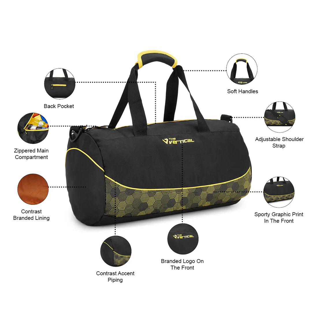 The Vertical Impulse Unisex Polyester Duffle - Image 4