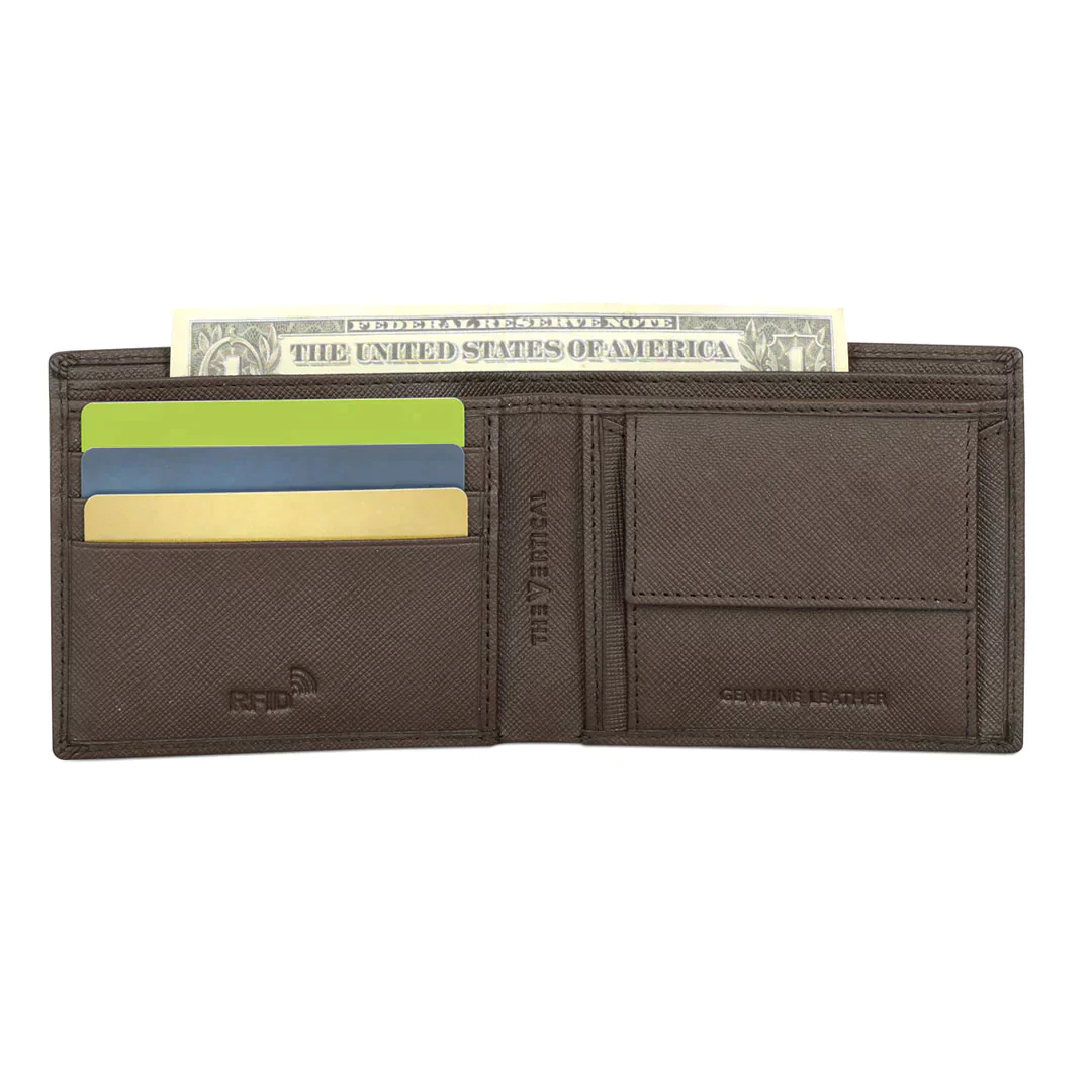 The Vertical Maestro Men's Leather Global Coin Wallet - Image 7