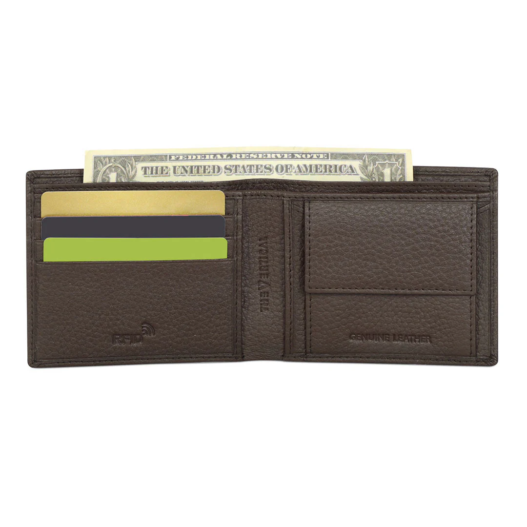 The Vertical Milenia Men's Leather Global Coin Wallet - Image 8