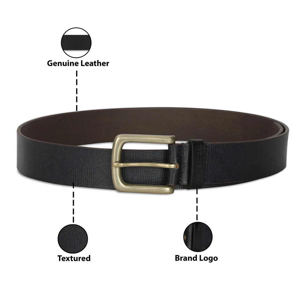 The Vertical Rue Men's Leather Belt - Image 4