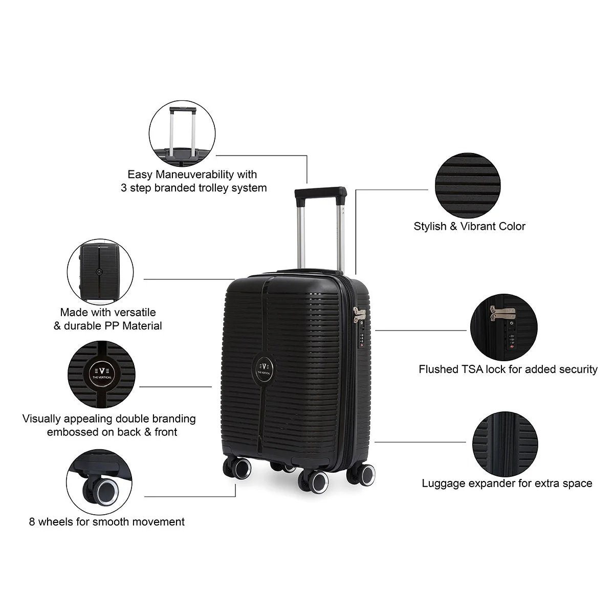 The Vertical Stellar Hard Luggage - Image 5