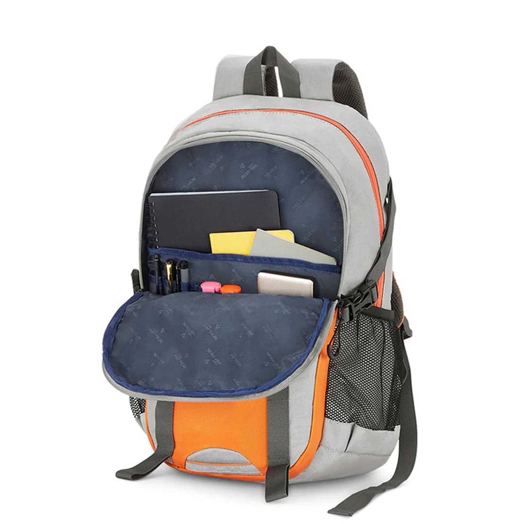 The Vertical Voyage Unisex Slim Polyester Water Resistant Backpack - Image 5