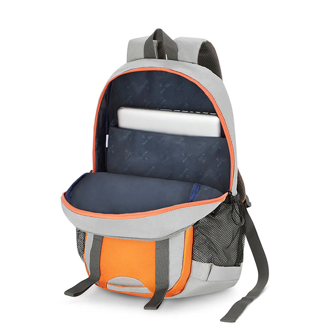 The Vertical Voyage Unisex Slim Polyester Water Resistant Backpack - Image 6