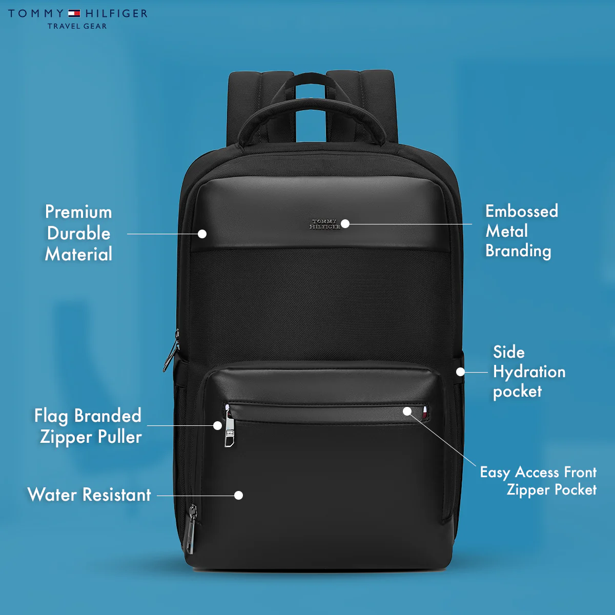 Tommy Hilfiger Airvane Laptop Backpack - Image 3