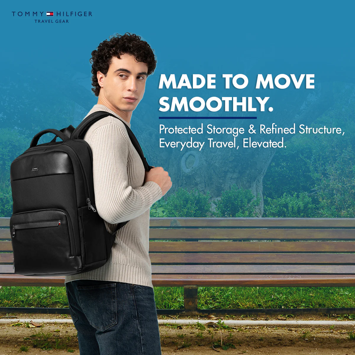 Tommy Hilfiger Airvane Laptop Backpack - Image 6