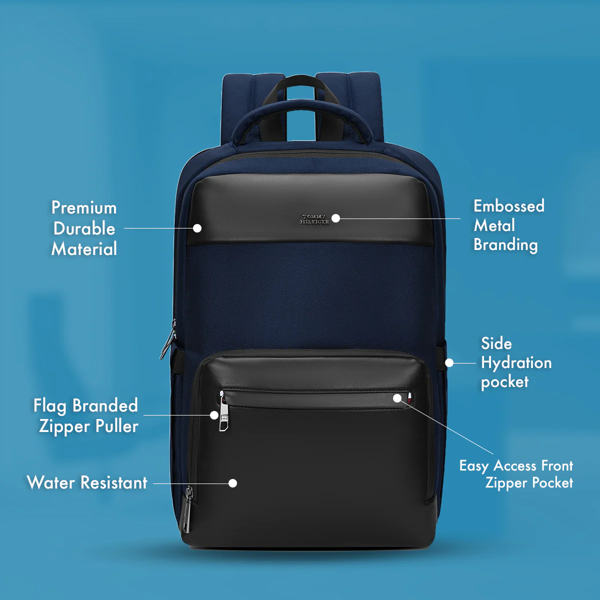 Tommy Hilfiger Airvane Laptop Backpack - Image 3
