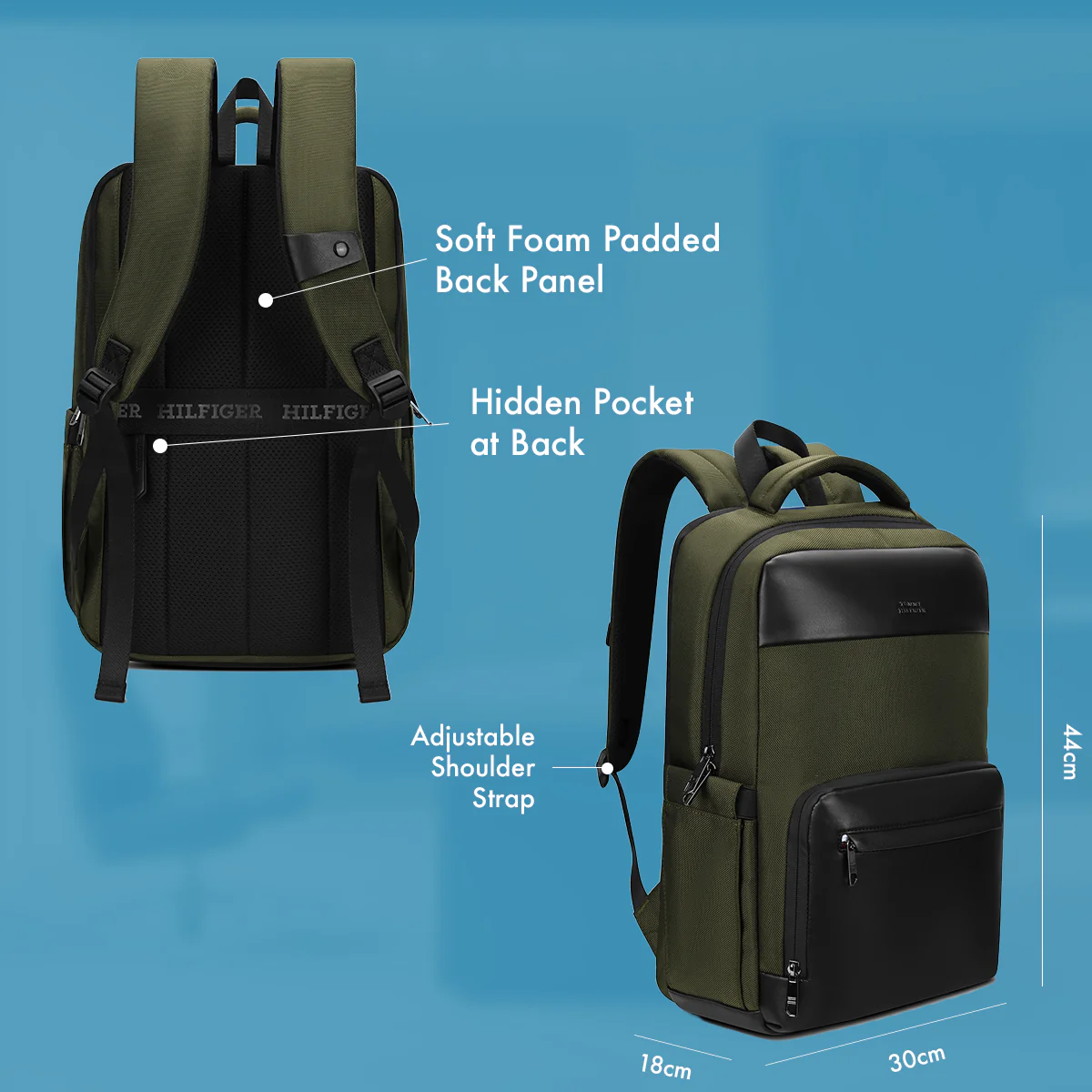 Tommy Hilfiger Airvane Laptop Backpack - Image 5