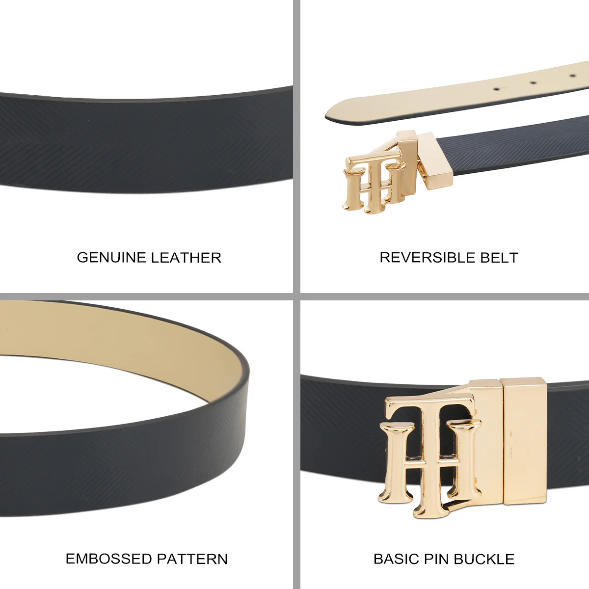 Tommy Hilfiger Aizen Women's Reversible Belt - Image 8