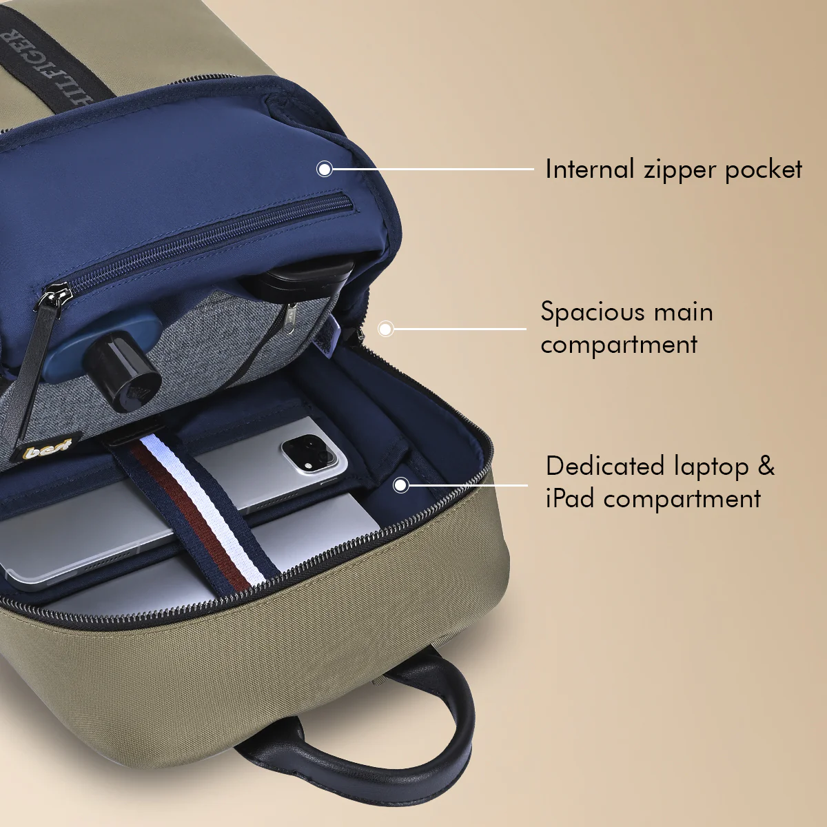 Tommy Hilfiger Allen Laptop Backpack - Image 5