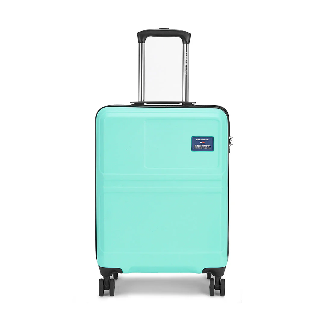 Tommy Hilfiger Alpha Hard Luggage Set of 2 Mint Green (Mid + Cargo) - Image 3