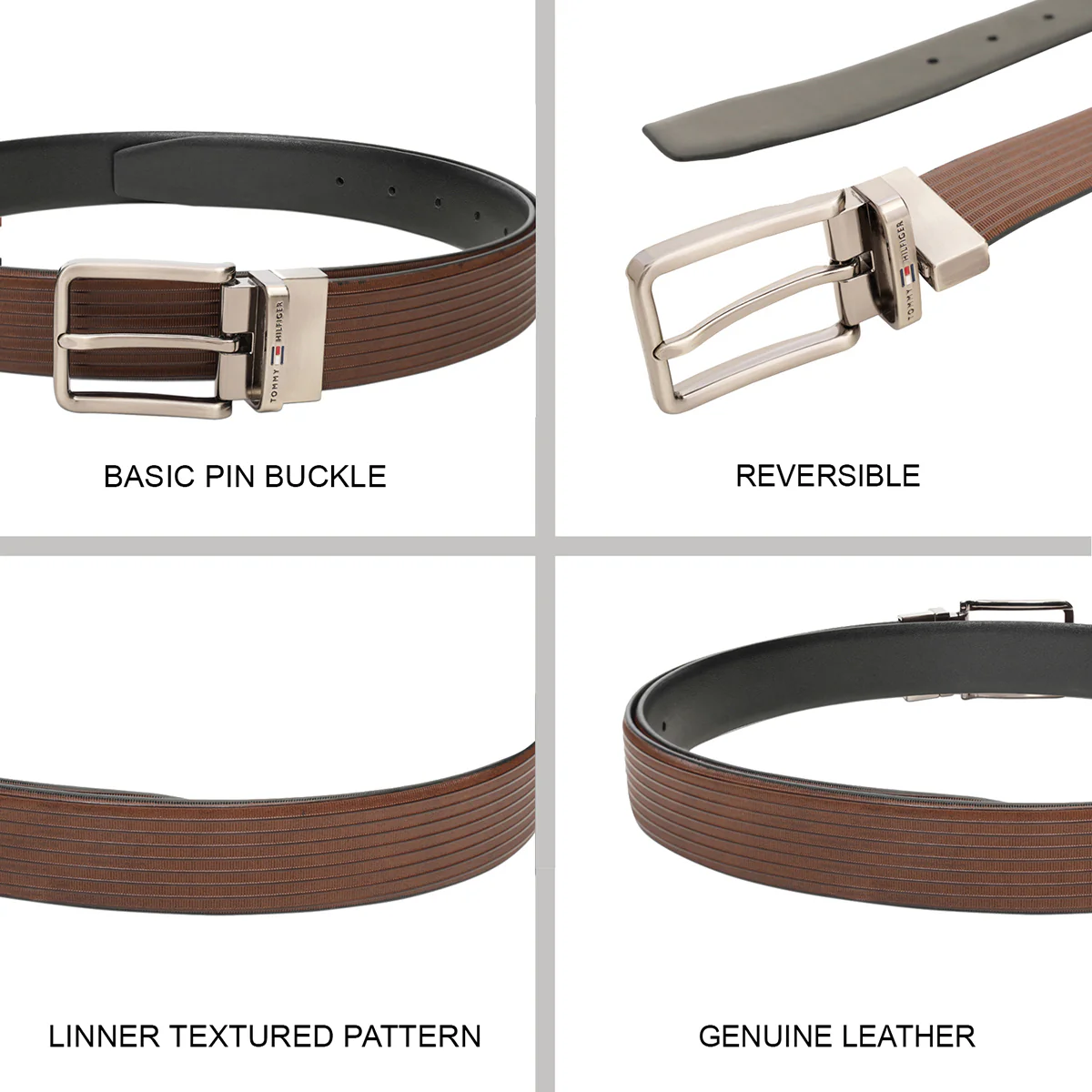 Tommy Hilfiger Ancon Men's Reversible Belt - Image 9