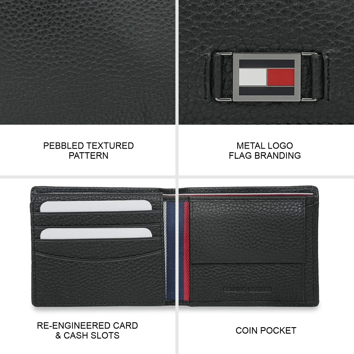 Tommy Hilfiger Ancua Men's Multicard Coin Wallet - Image 7