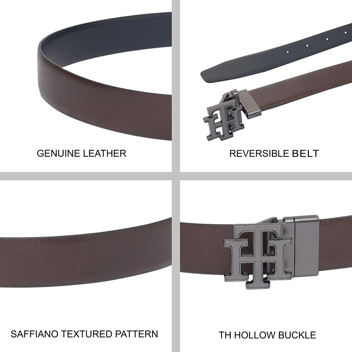 Tommy Hilfiger Antigua Men's Reversible Belt - Image 4