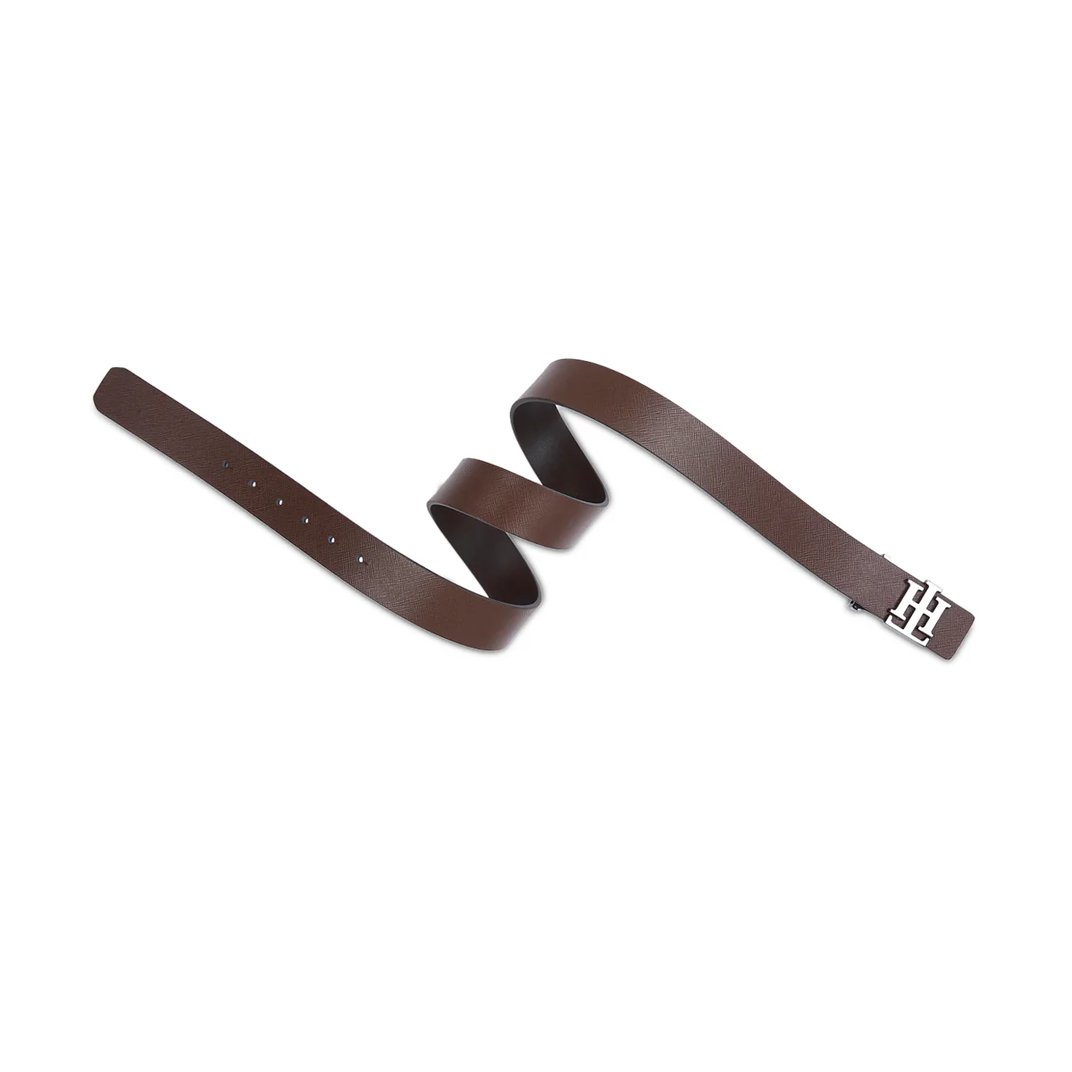 Tommy Hilfiger Argentina Men's Leather Belt Brown - Image 3
