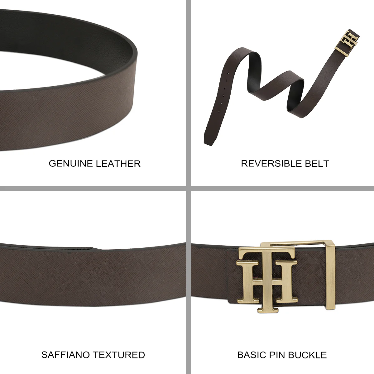 Tommy Hilfiger Arslev Men's Reversible Belt - Image 7
