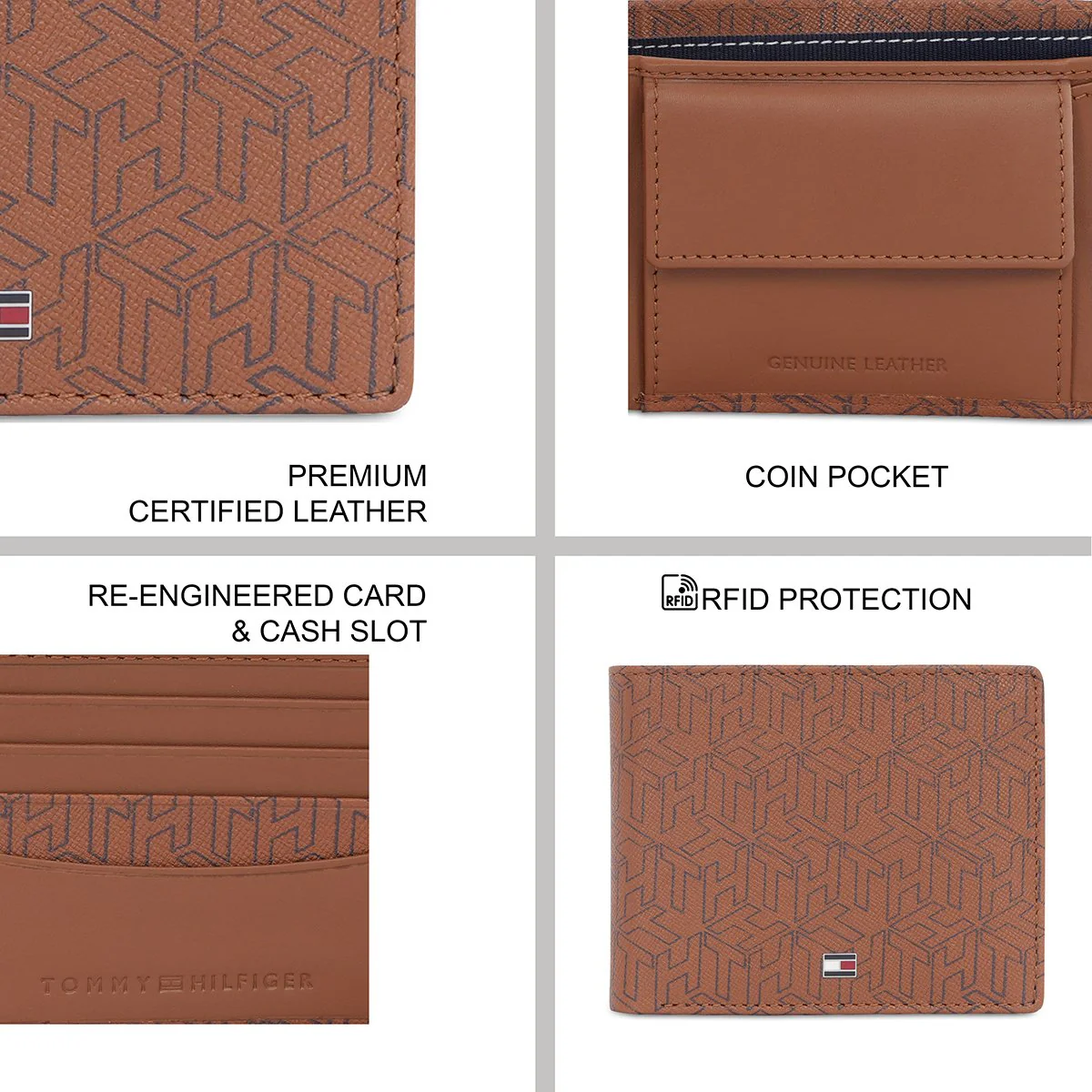 Tommy Hilfiger Bagley Men's Global Coin Wallet - Image 4
