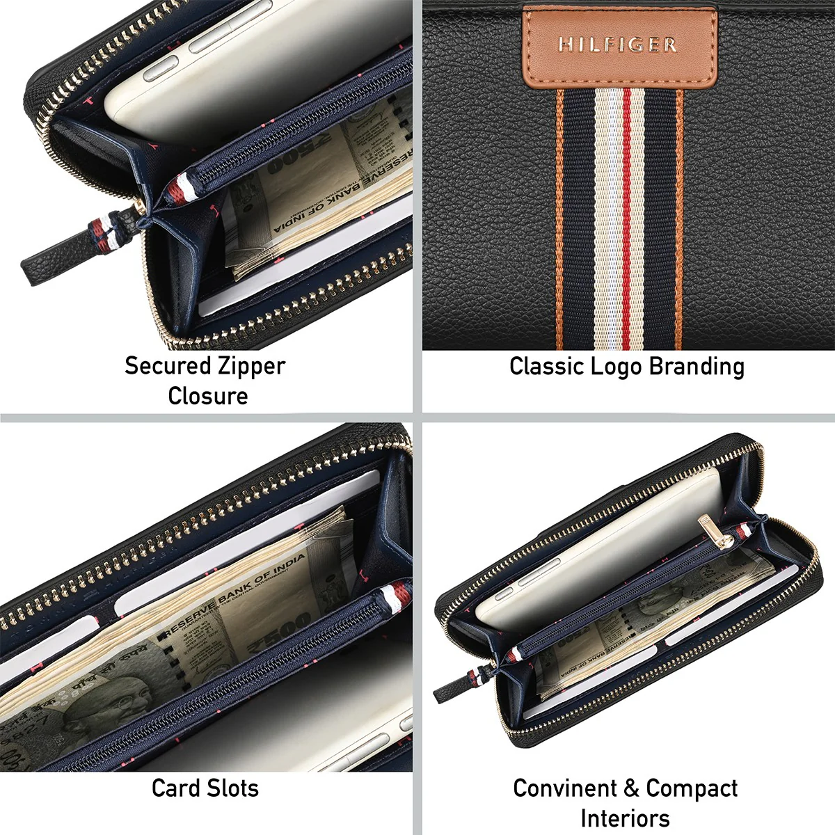 Tommy Hilfiger Balentino Women's Zip Around Wallet - Image 4