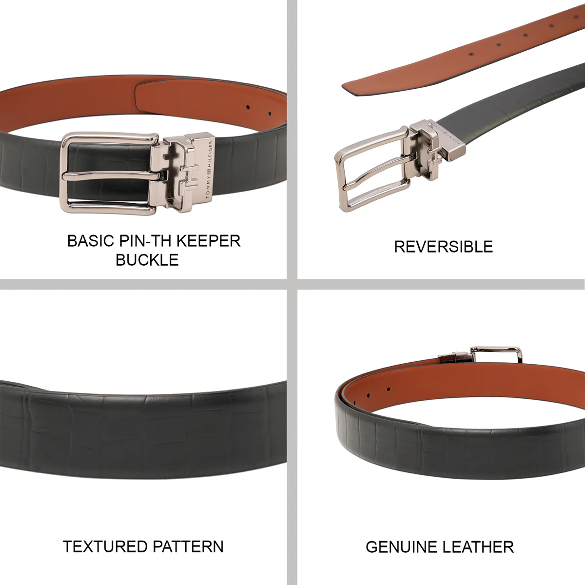 Tommy Hilfiger Bandon Men's Reversible Belt - Image 7