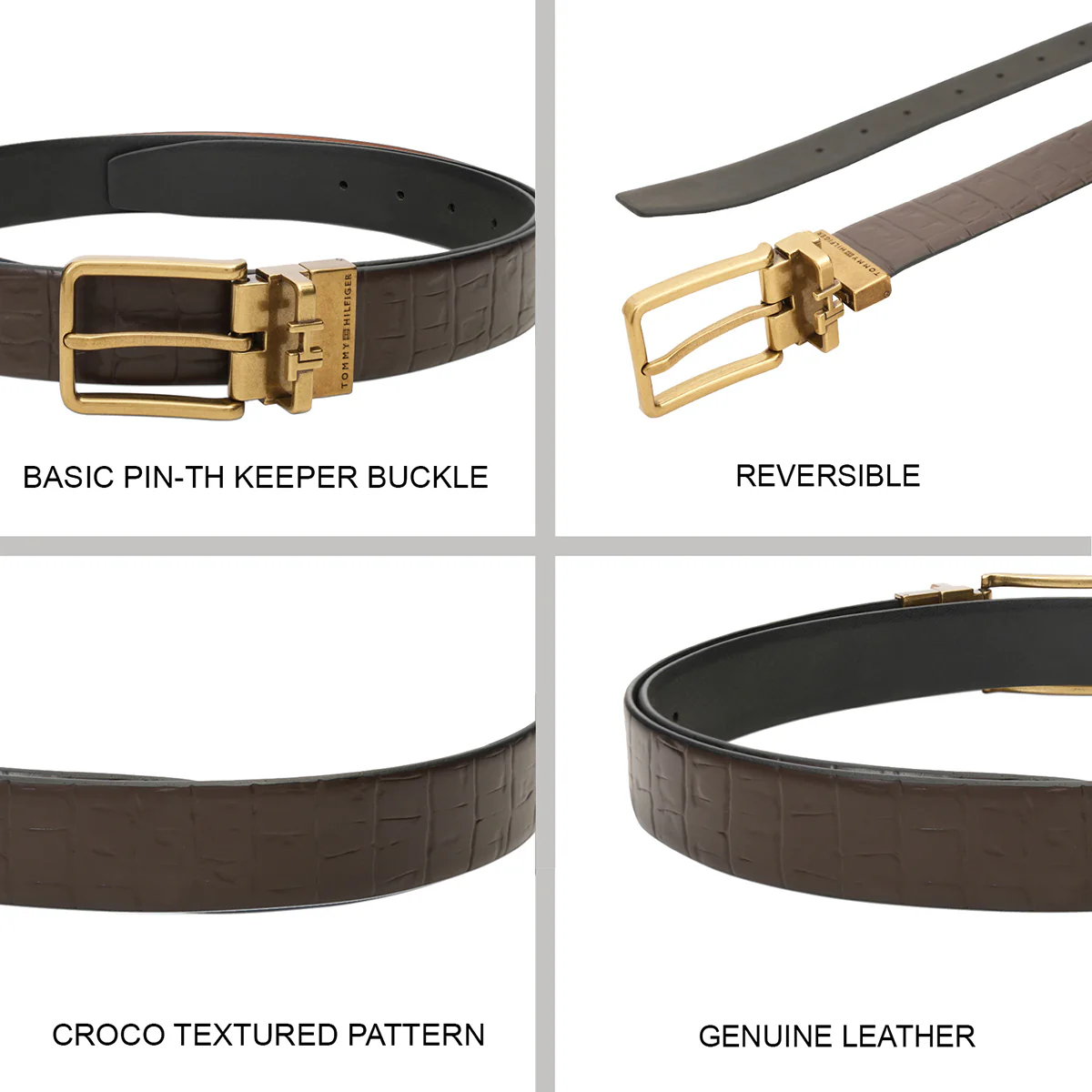 Tommy Hilfiger Bandon Men's Reversible Belt - Image 9