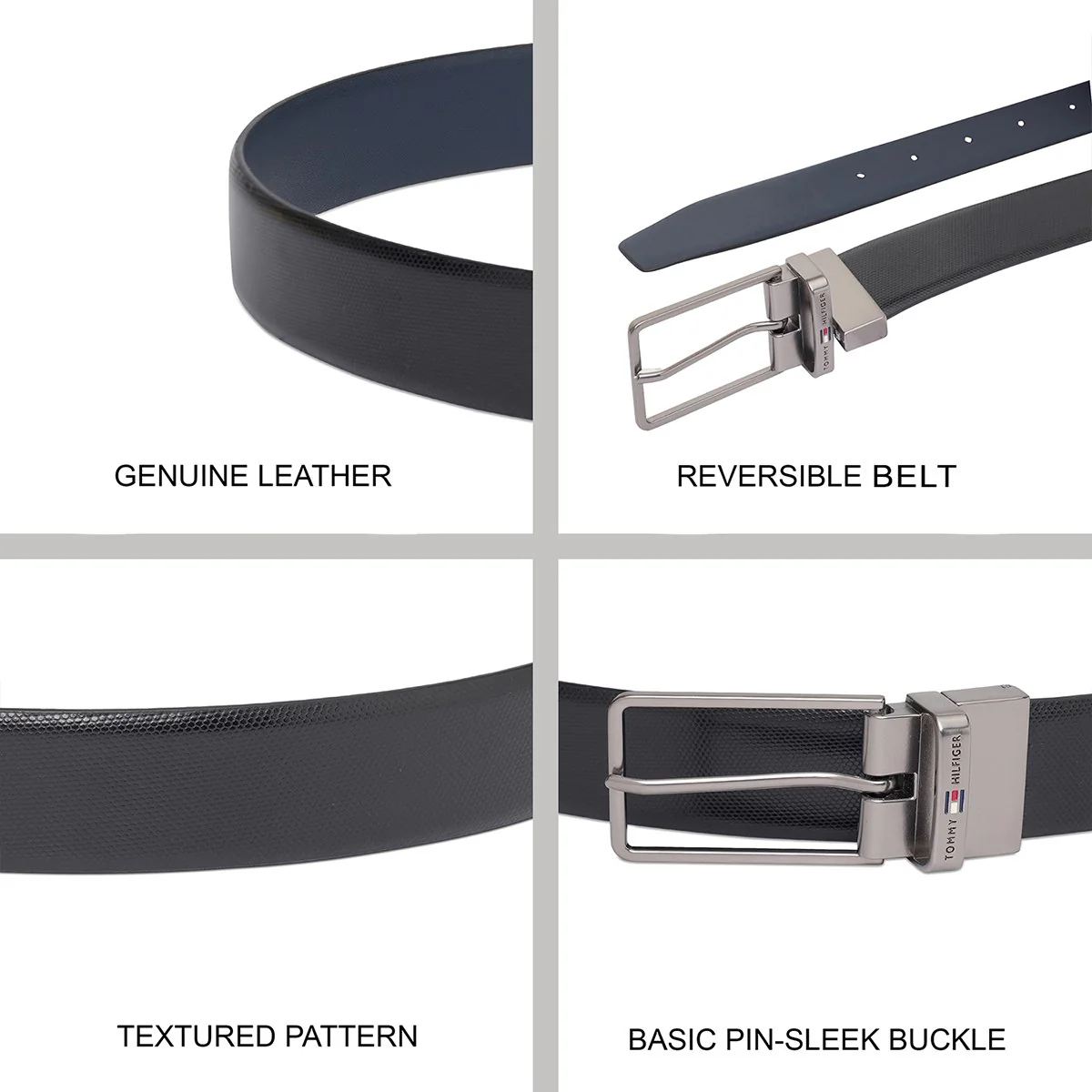 Tommy Hilfiger Barnes Men's Reversible Belt - Image 4