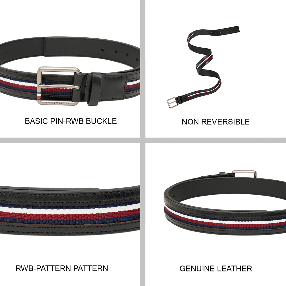 Tommy Hilfiger Barwick Men's Non Reversible Belt - Image 7