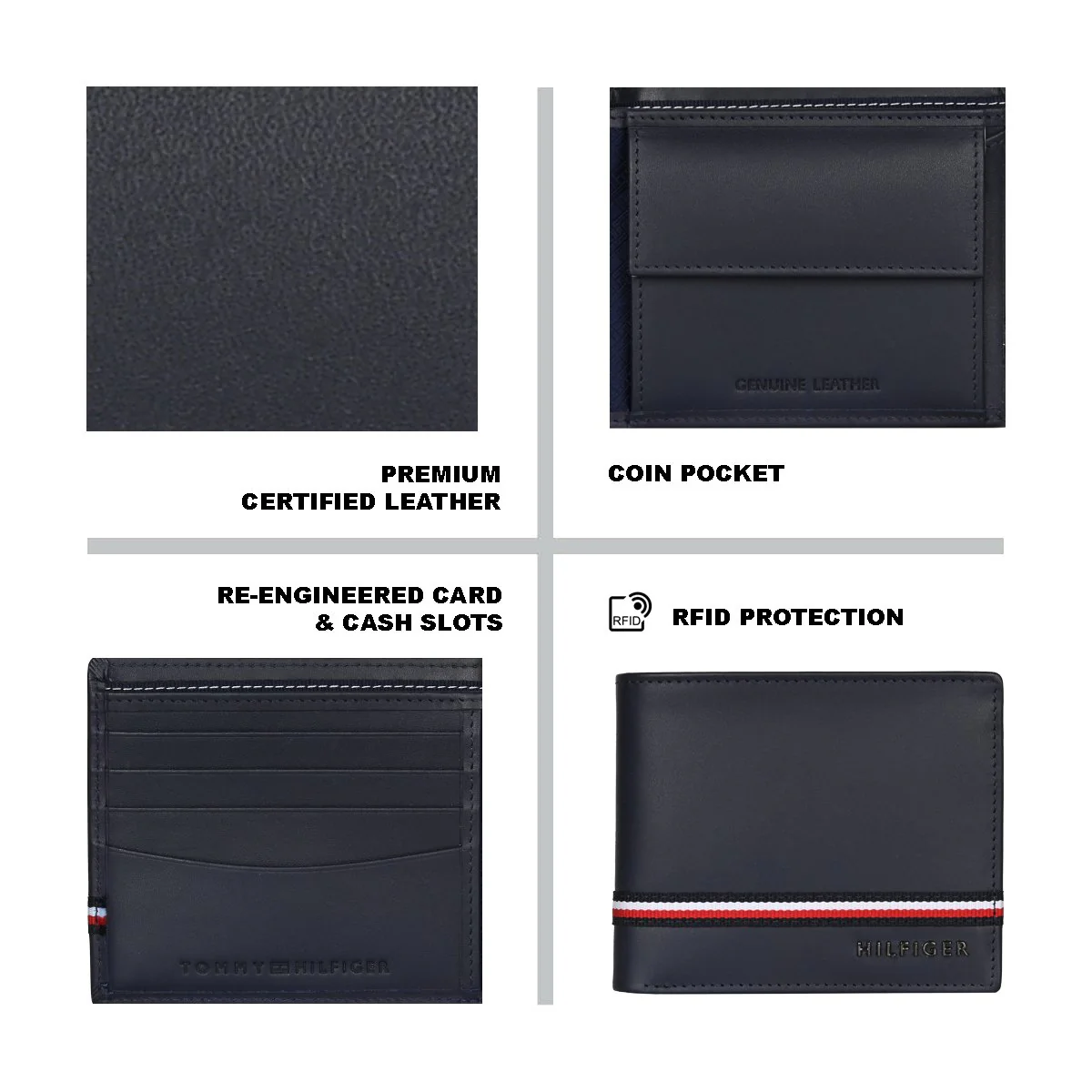 Tommy Hilfiger Basco Men's Global Coin Wallet - Image 8