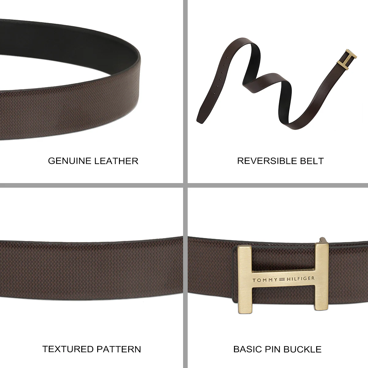 Tommy Hilfiger Belair Men's Reversible Belt - Image 7