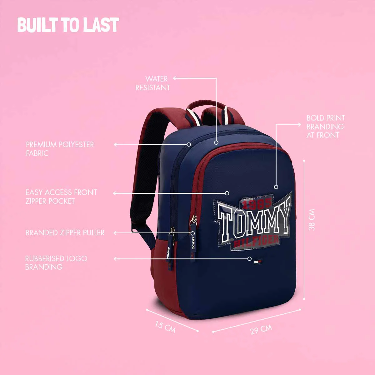 Tommy Hilfiger Bella Non Laptop Backpack - Image 4