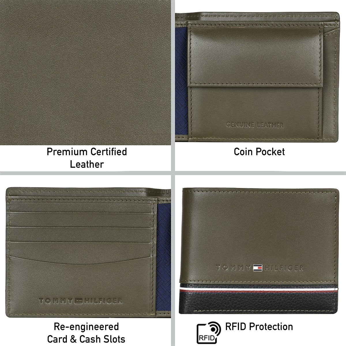 Tommy Hilfiger Bellwood Men's Global Coin Wallet - Image 8