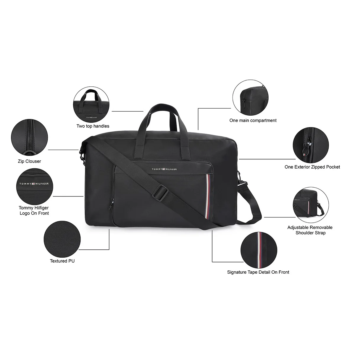 Tommy Hilfiger Bexley Men's Gym Bag - Image 8