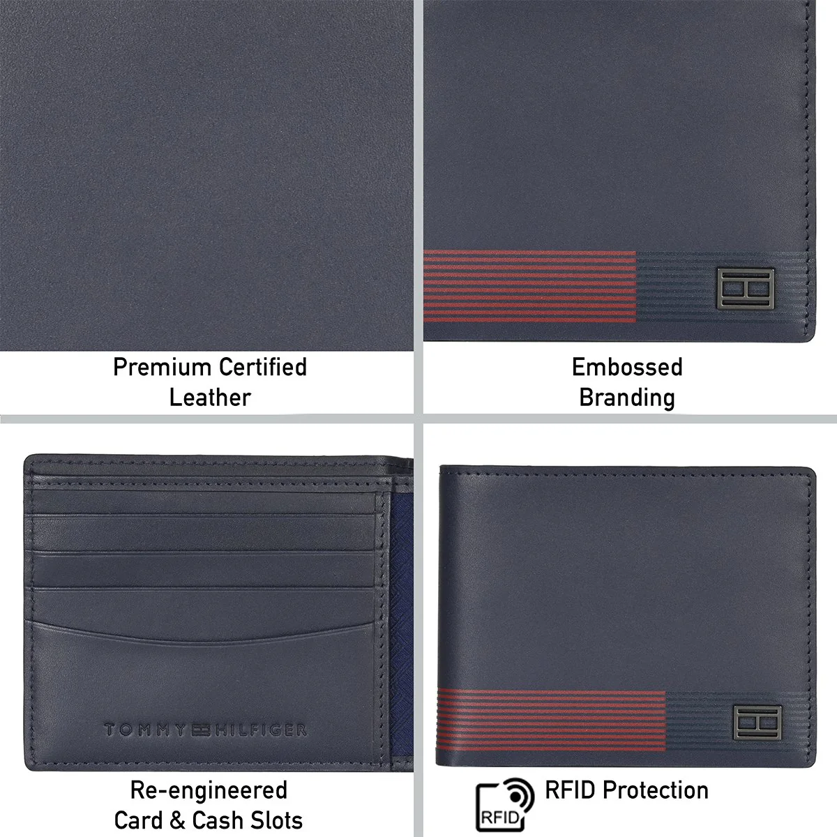 Tommy Hilfiger Bingham Men's Slimfold Wallet - Image 8