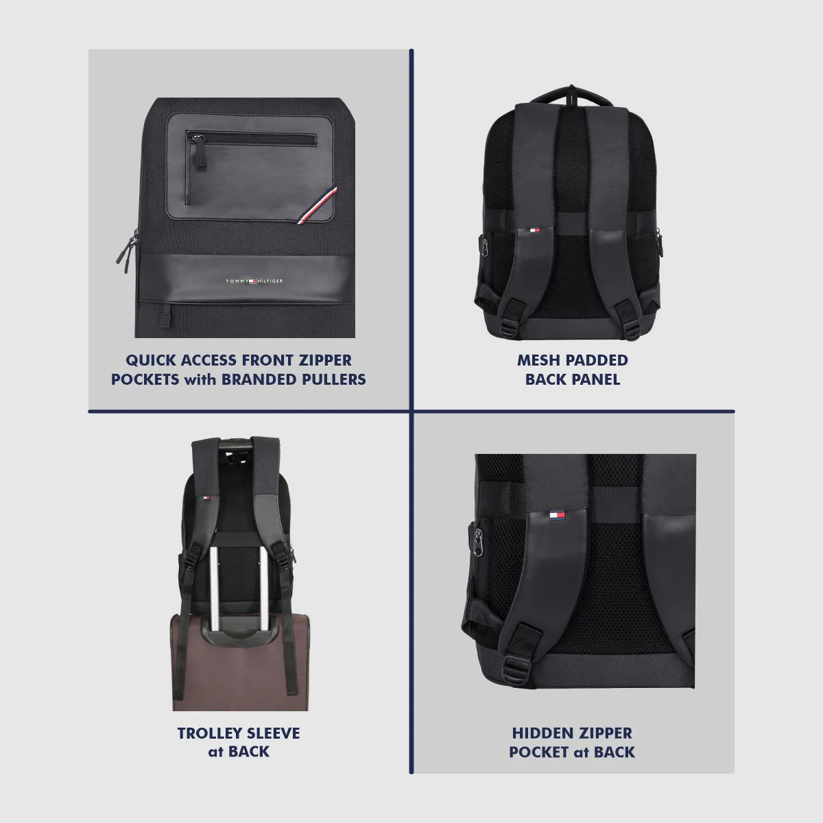 Tommy Hilfiger Blackburn Laptop Backpack - Image 5