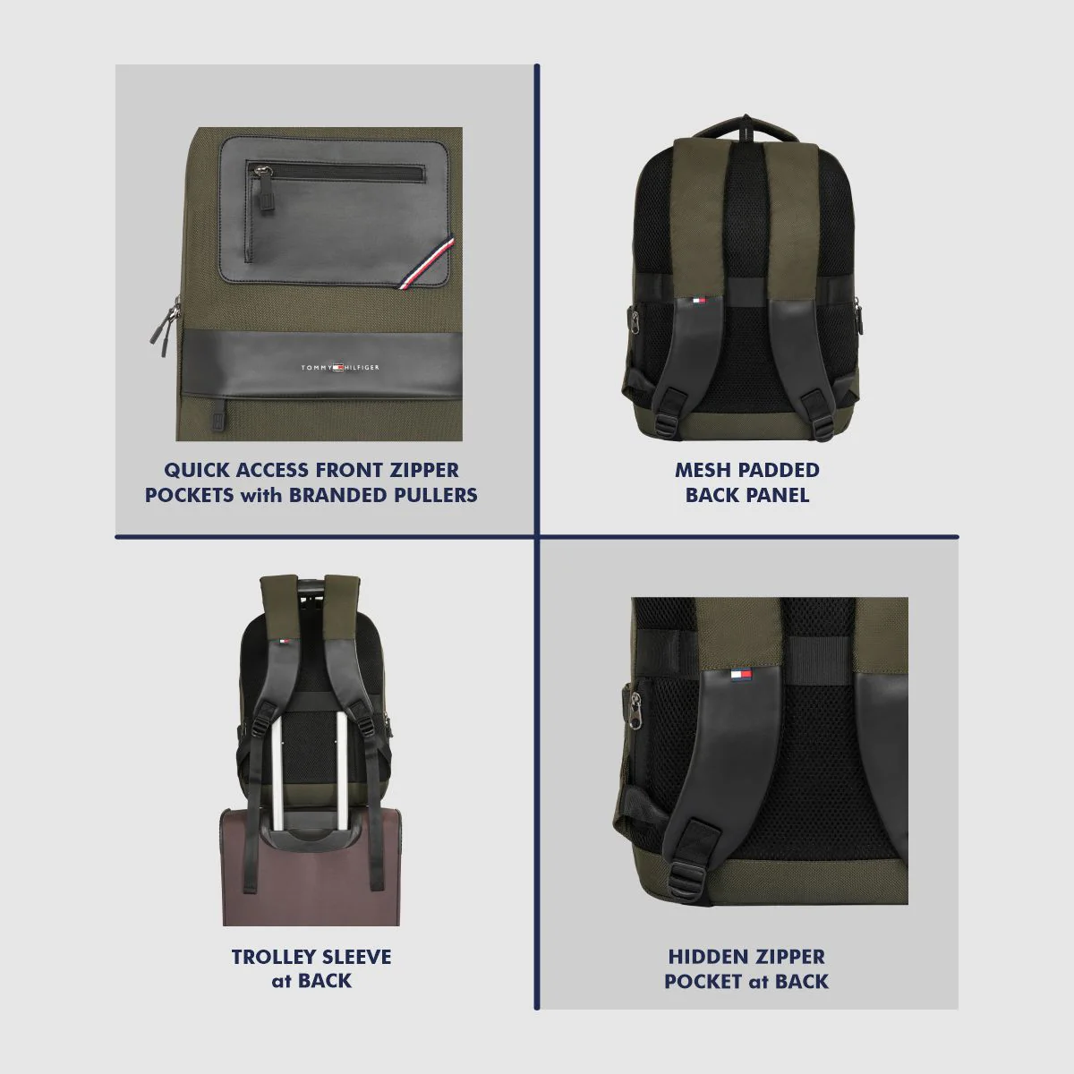 Tommy Hilfiger Blackburn Laptop Backpack - Image 5