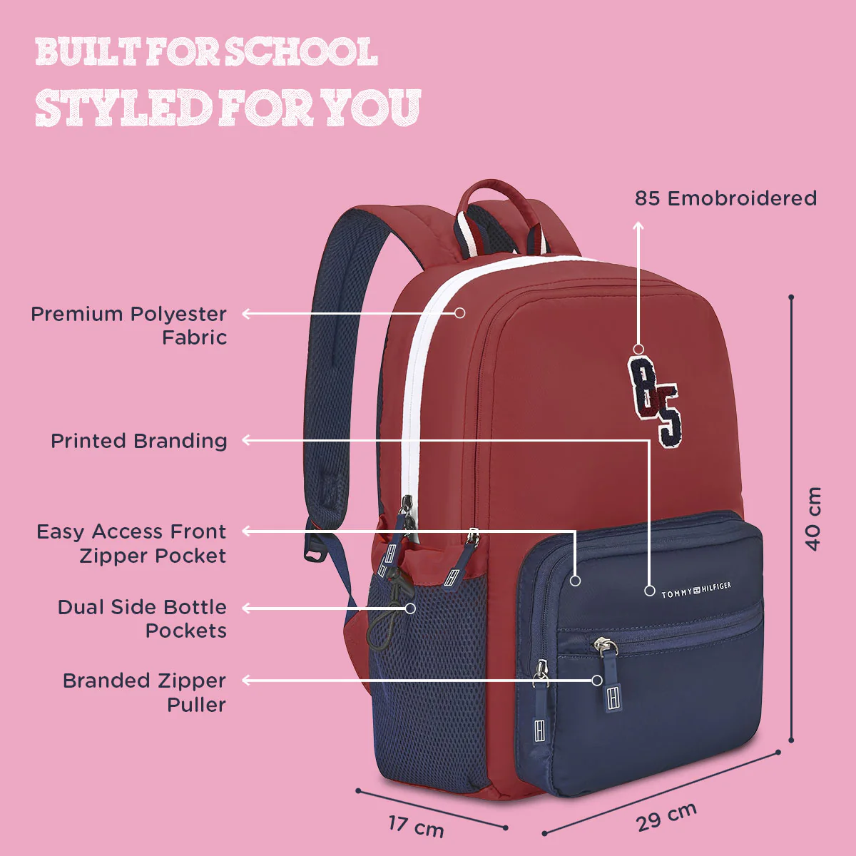 Tommy Hilfiger Blade Non Laptop Backpack - Image 4